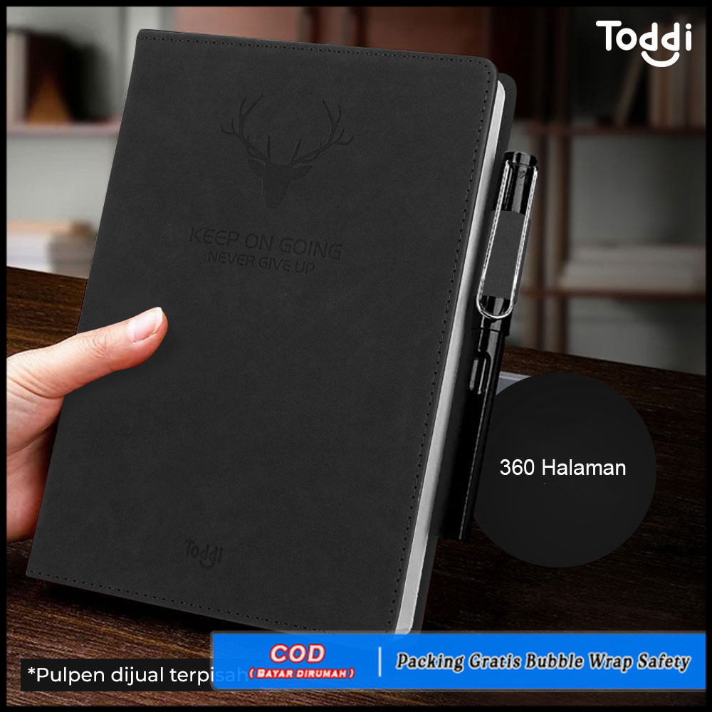 Buku Jurnal Catatan Hardcover Grid Notebook 360 Halaman 80 GSM Jurnal Diary Hardcover Tebal Tahan La