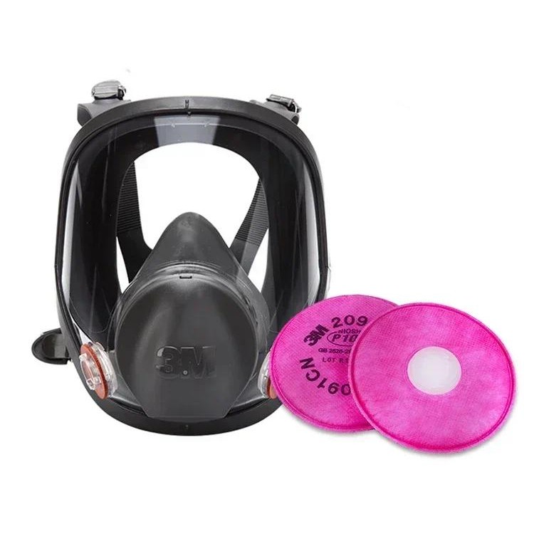 6800 Painting Spraying Respirator Gas Mask Industry Chemcial Full Face Gas Mask Safety Work Filter D