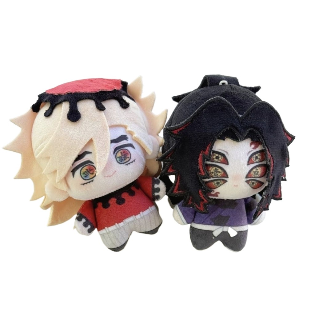 10cm ‌Demon Slayer Kimetsu no Yaiba Kokushibo Plush Doll Pent Douma Cosplay Stuffed Toy For Anime Fa