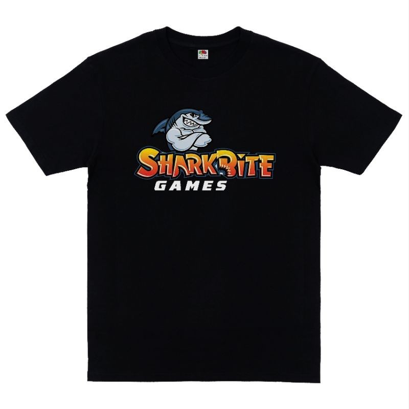 sharkbite Games - kaos logo sharkbite games / kaos pria wanita/ kaos sharkbite logo