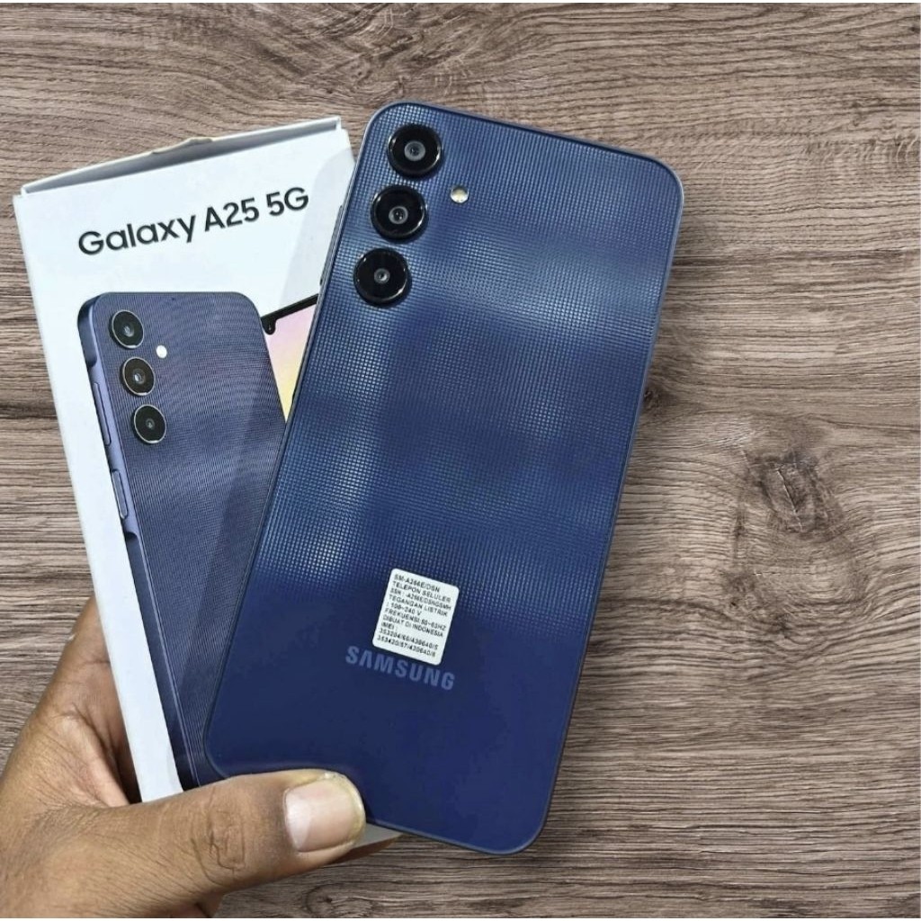 Samsung a25 5g lte versi ram8 256gb hp second original lengkap siap pakai