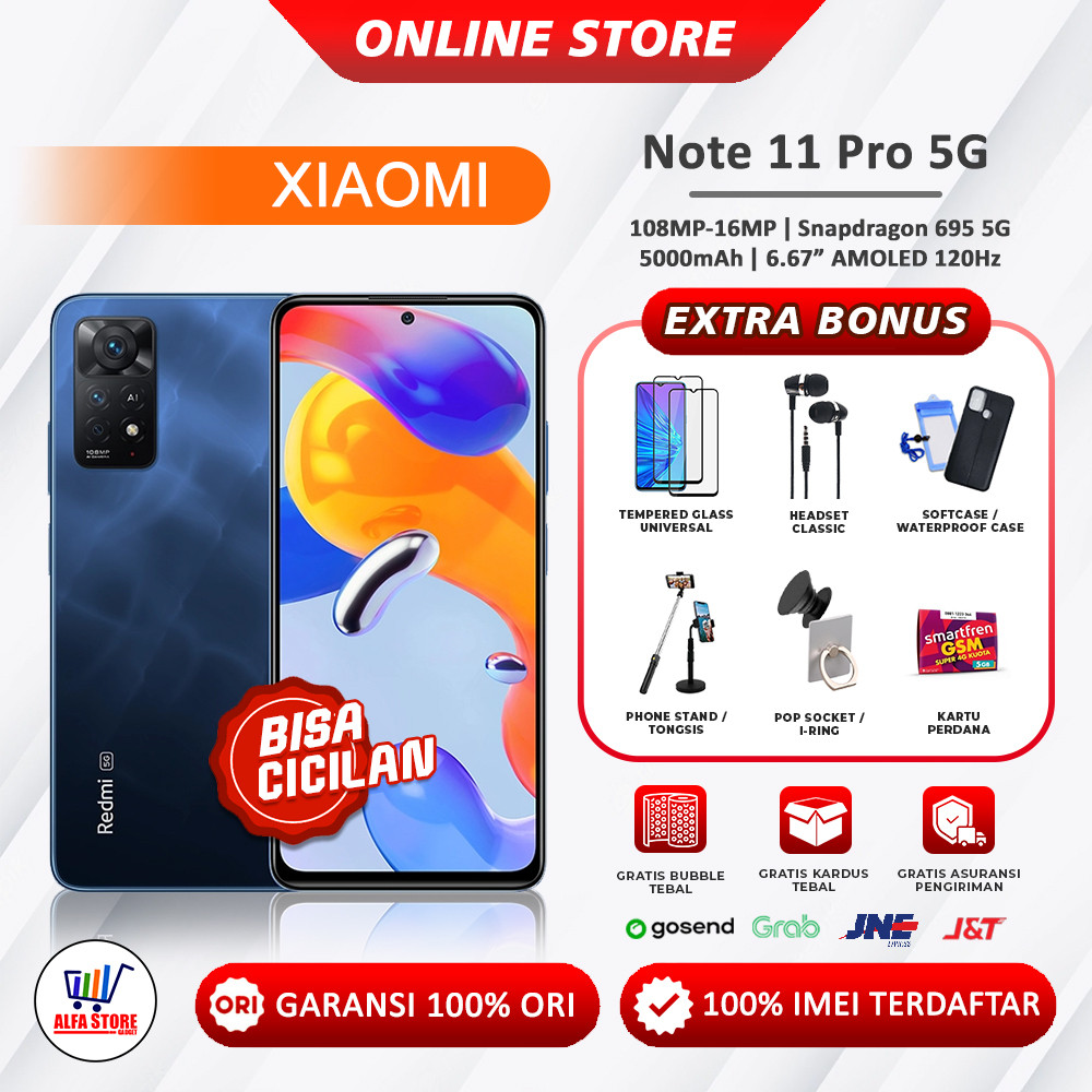 Xiaomi Redmi Note 11 Pro 4G RAM 6/128GB - 8/128GB Garansi Resmi