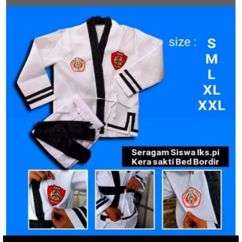 BERGU_IDSragam Siswa Ikspi Kera Sakti Bahan Drill Ukuran XS-3XL