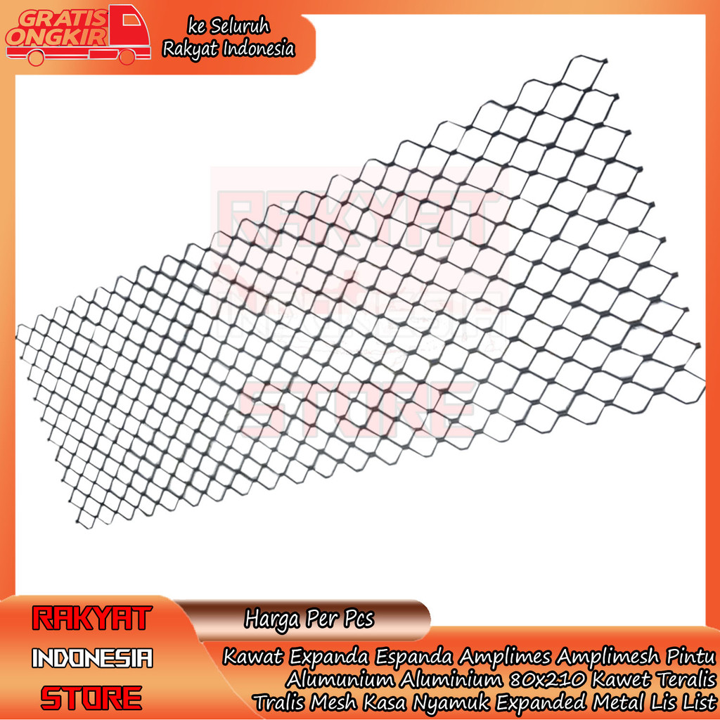 [Instant] Kawat Espanda Expanda  Alumunium 80x210 Tralis Mesh Amplimes Amplimesh Pintu Aluminium Kaw