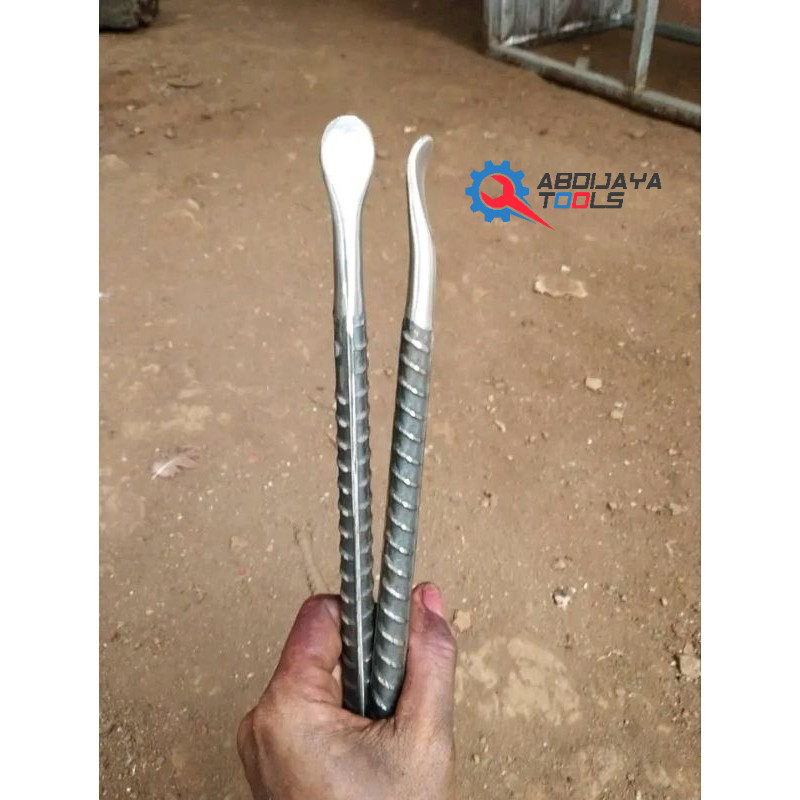 Cukit Cukil Ban Motor bahan besi baja beton ulir 13 SNI Cungkil ban motor cungkil besi ulir 2 pcs