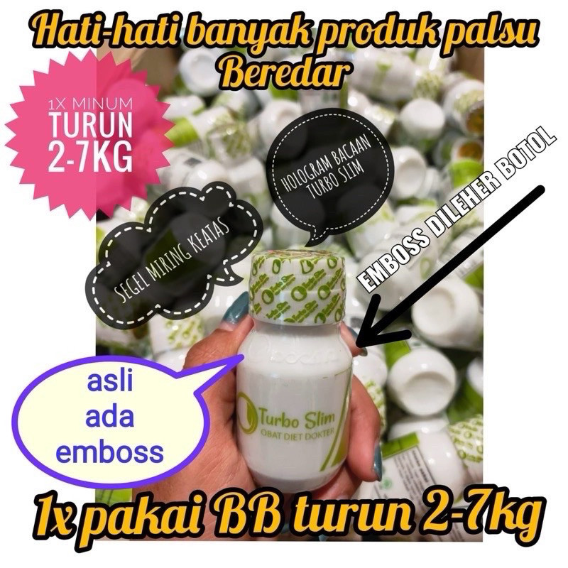TURBOSLIM BOD*HA OBT DIET TURBO SLIM ISI 5SET BEST SELLER ready