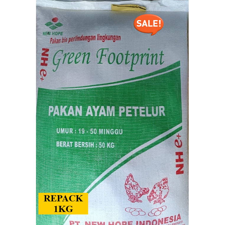 pakan ayam petelur new hope NHe+ 1KG super murah