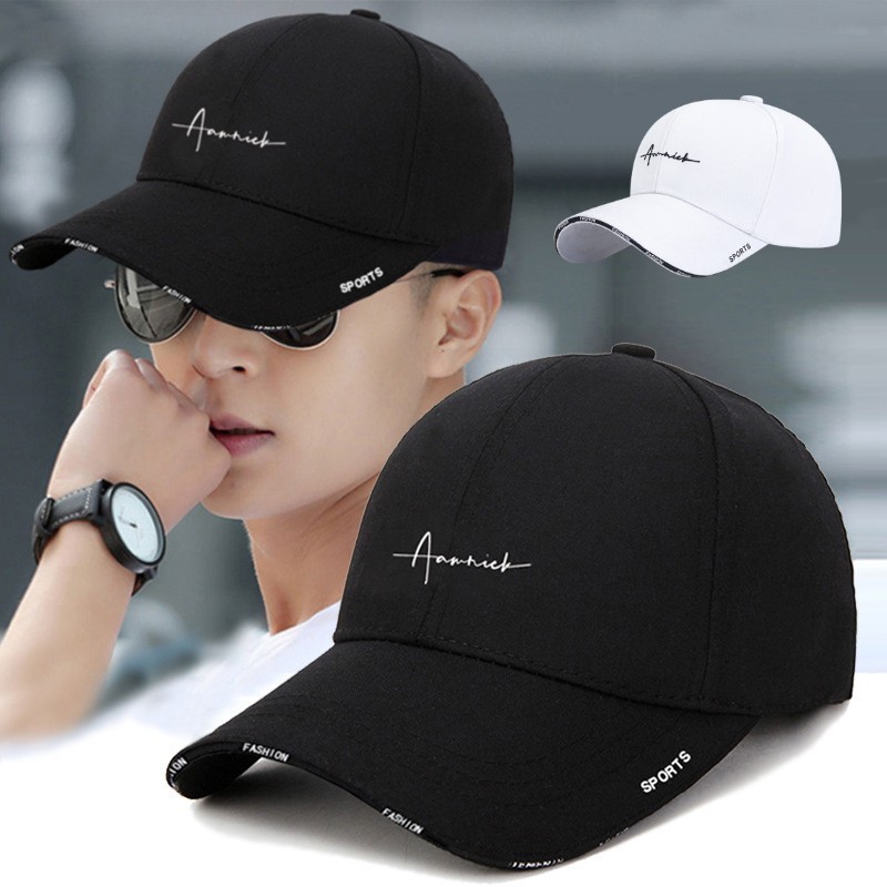 Topi Baseball wanita pria fashion Topi snapback putih hitam casual Hat distro remaja dewasa keren pr