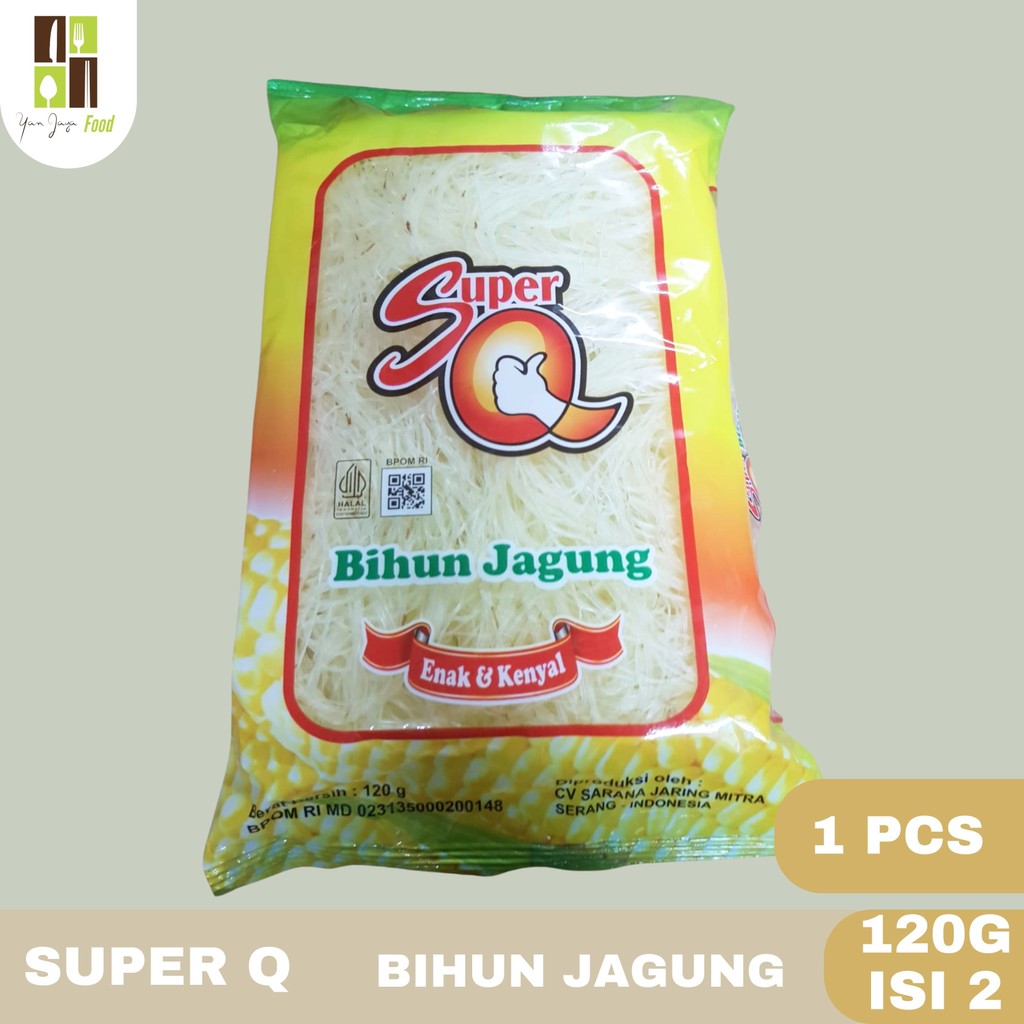 Super Q Bihun Jagung 120g - 1 PCS / Isi 2 pcs / Bihun Kenyal & Gurih / Mie Bihun Jagung