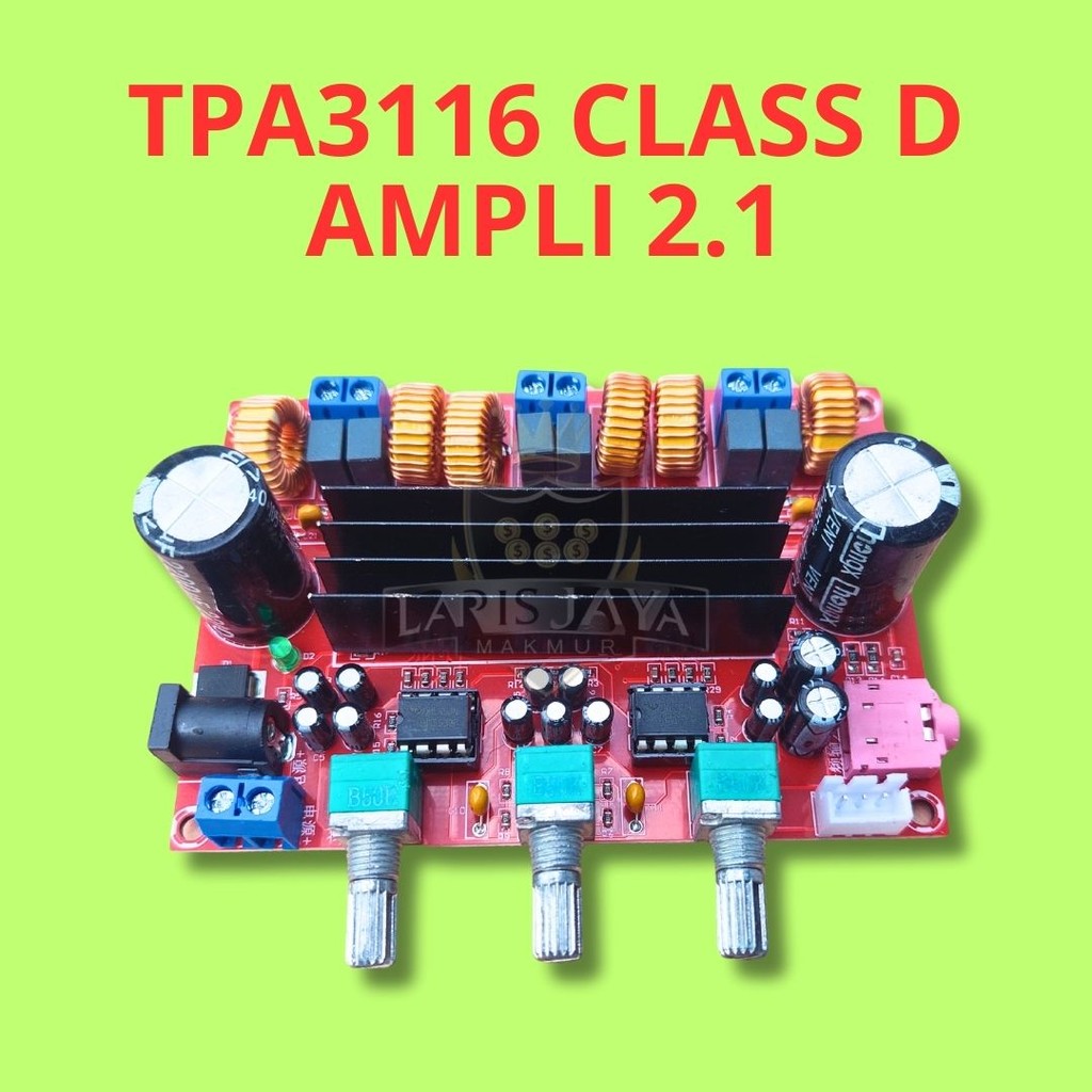 KIT AMPLI CLAS D SUBWOOFER MH - 139 ORIGINAL 32 PIN POWER AMPLIFIER MOBIL CLASS D TPA3116D2 DIGITAL 