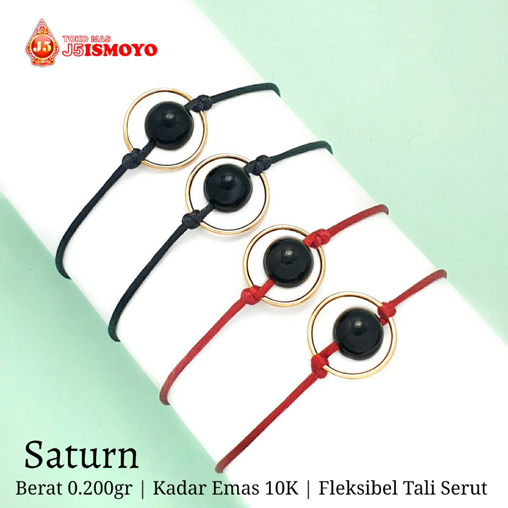 Gelang Emas Mas Tali Saturn J5 Ismoyo