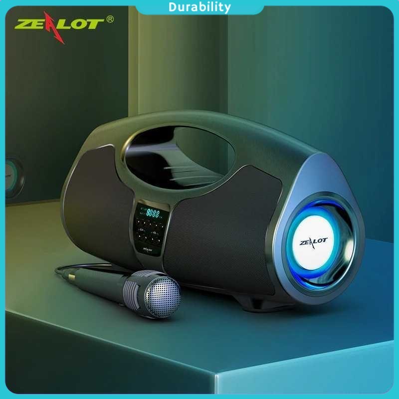 ZEALOT Speaker Bluetooth Portable Powerful Boombox with Microphone 40W - P1