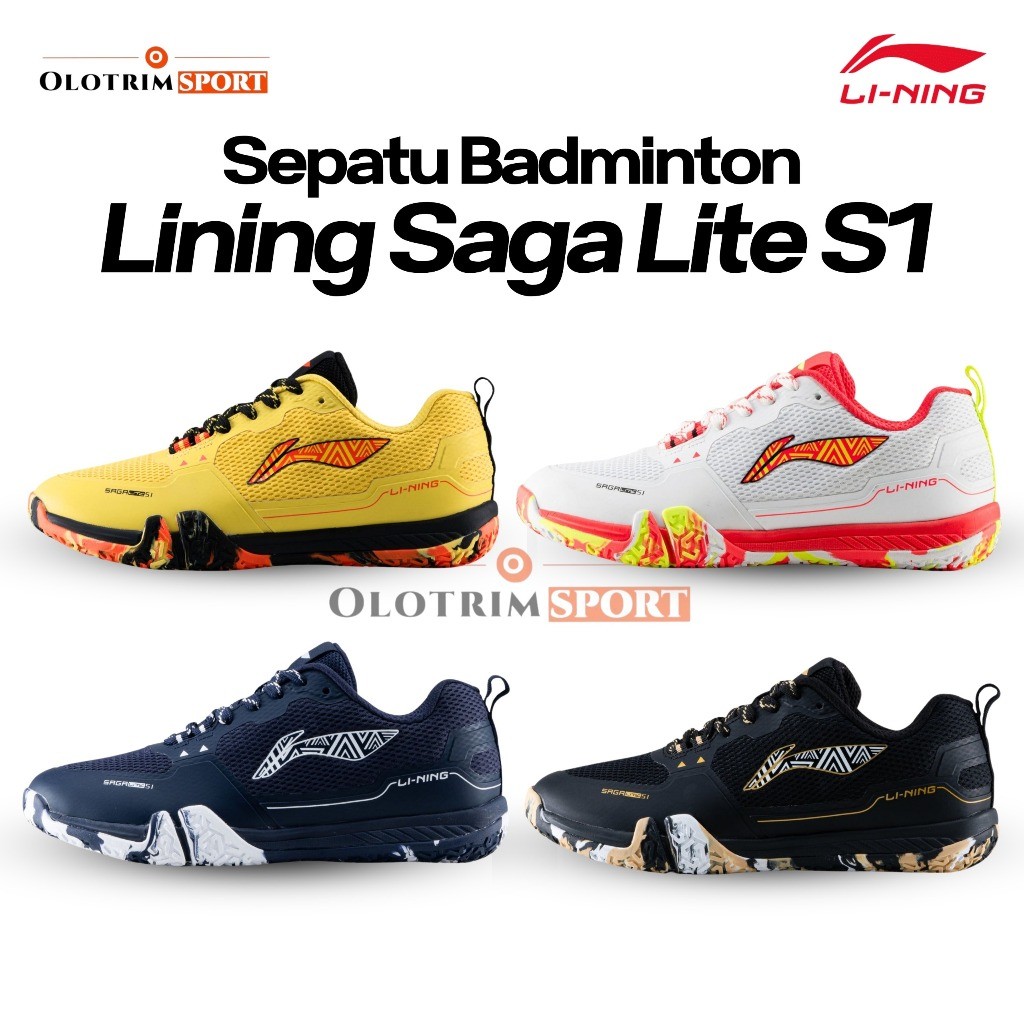 Sepatu Badminton LINING SAGA LITE S1 100% ORIGINAL LINING