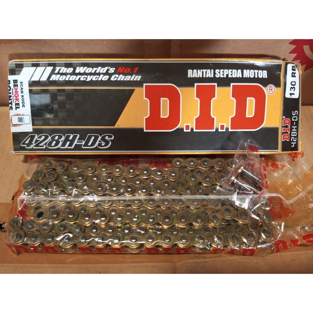 ORIGINAL RANTAI DID 428 HDS 130 GOLD