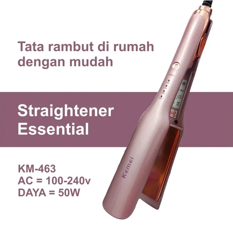 Alat Catok Rambut Kemei KM 463