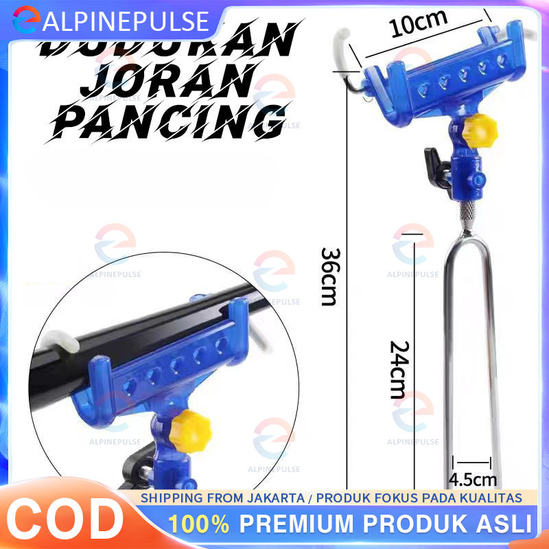 Dudukan Joran Pancing Otomatis Bracket Dudukan Joran  Penyangga Joran Pancing Adjustable 180 Derajat