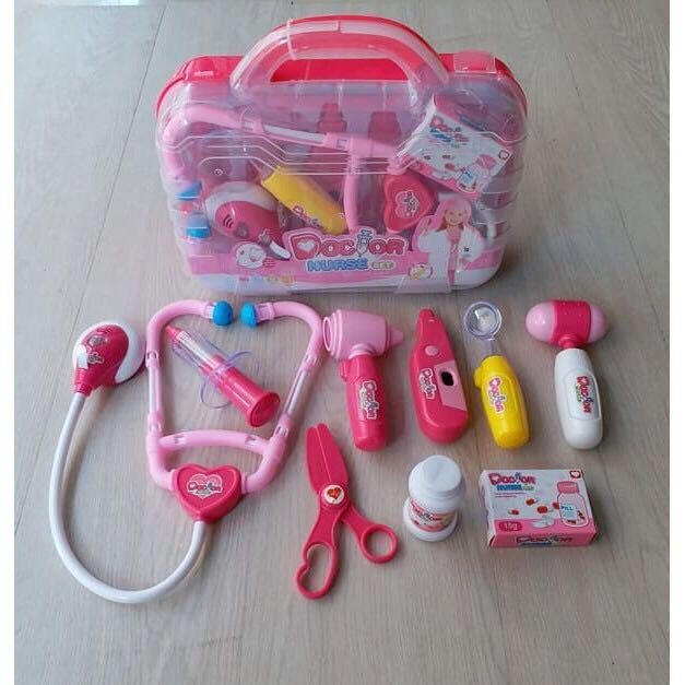 MAINAN ANAK DOCTOR NURSE KOPER - MAINAN DOKTER DOKTERAN - PINK