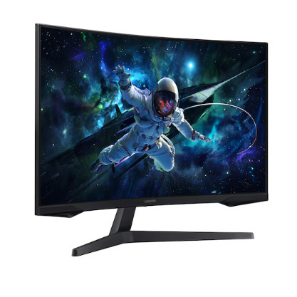 Monitor Gaming  Samsung Odyssey G5 LS32CG552EEXXD 32 Inch QHD 165Hz Curved1000R Layar Lengkung