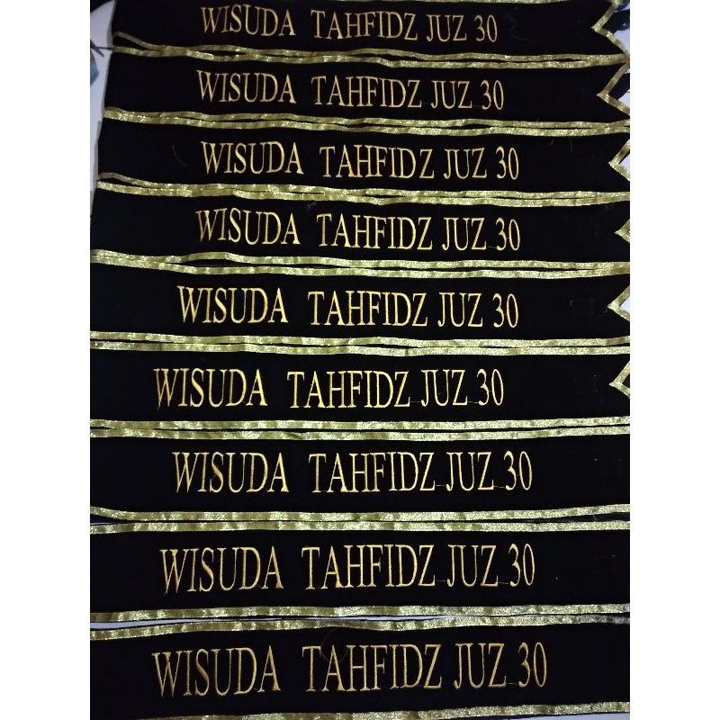 Selempang Wisuda KlatenSelempang wisuda Anak  dan dewasa SD TK PAUD SMP SMA bludru bordir komputer m