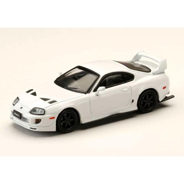 1/64 HOBBY JAPAN DIECAST TOYOTA SUPRA RZ JZA80 JDM CUSTOMIZED VERSION WHITE