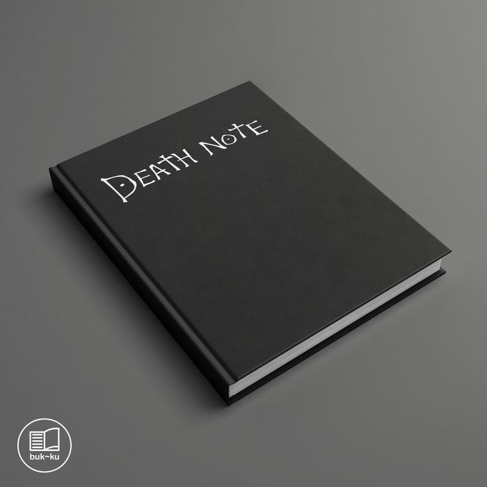 buku notes DEATH NOTE notebook custom tulis catatan binder kuliah - halaman polos