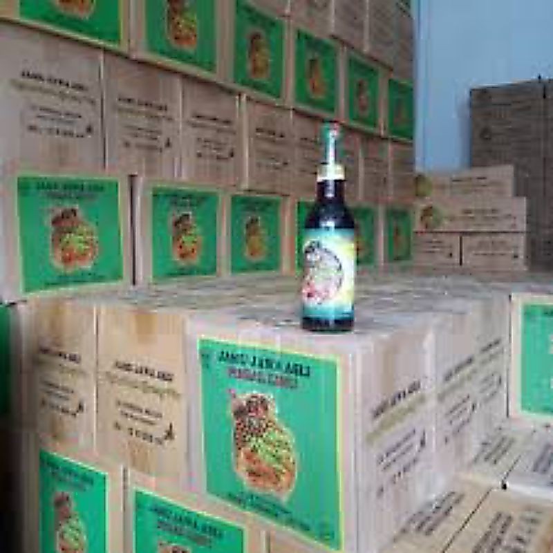 PAKET 1 DUS isi 12 BOTOL JAMU RAJA MADU KLANCENG PLUS 600ml BOTOL PLASTIK