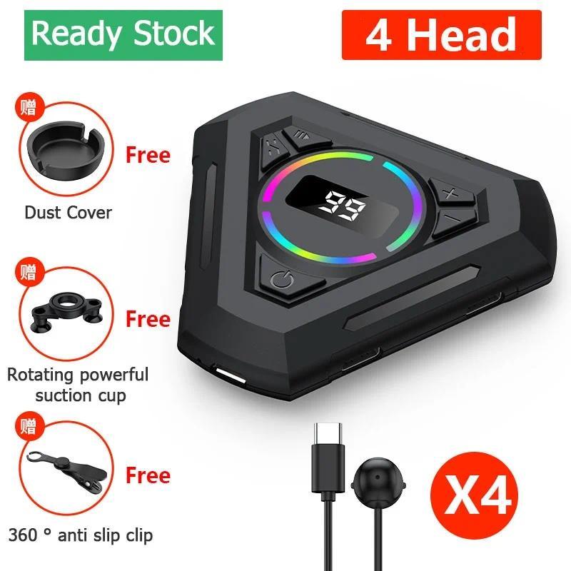 199 Gears Speed Smart Screen Clicker Auto Tiktok live like tap 6 Heads Gaming Click for smart phone 