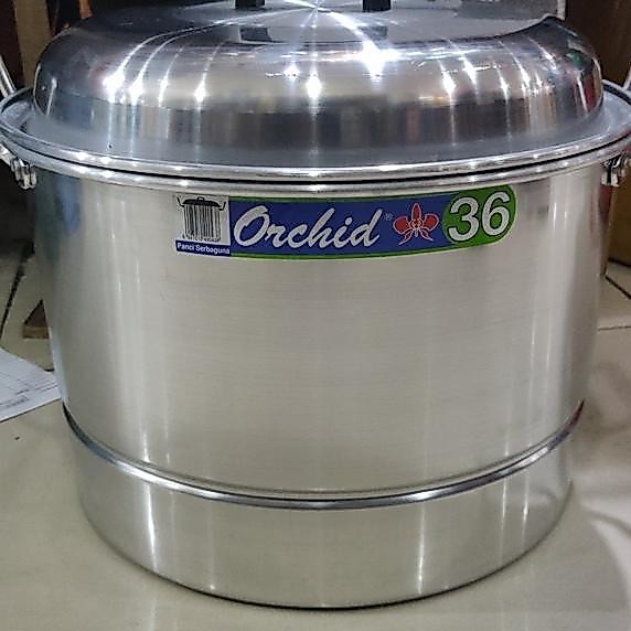 Panci Dandang 36Cm Kapasitas Masak Nasi 5 Liter Langsung Panci Kukus