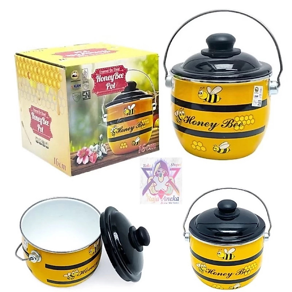 RANTANG TUNGGAL ENAMEL / RANTANG TAWON / RANTANG TUNGGAL ENAMEL HONEY BEE 16 cm
