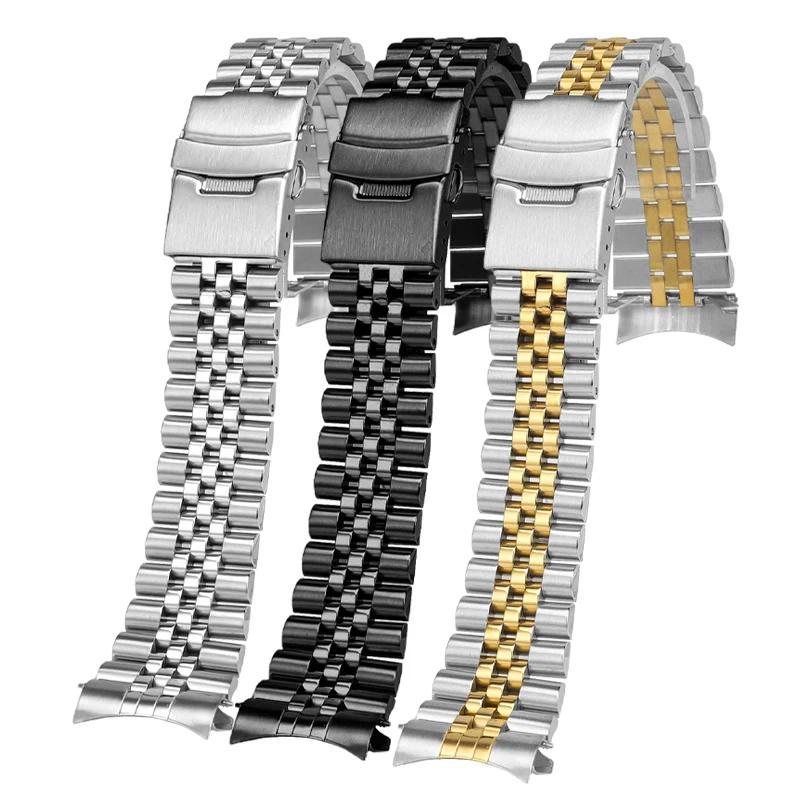 Stainless Steel Strap For Casio Duro MDV106-1A MDV-106 Mdv107-1A Curved Bracele Seiko ving metal wat