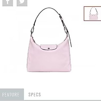 LC Hobo pink petal