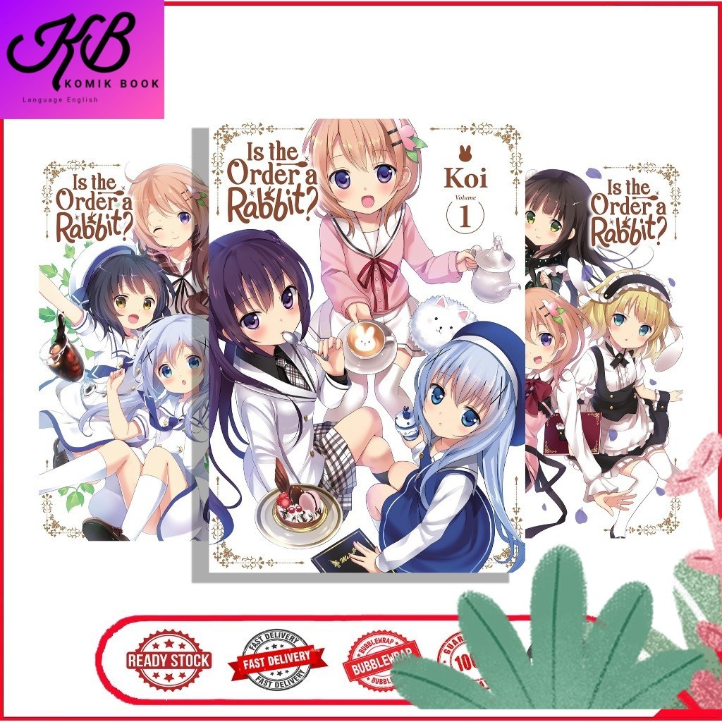 Manga Is the Order a Rabbit? 3 Book Series