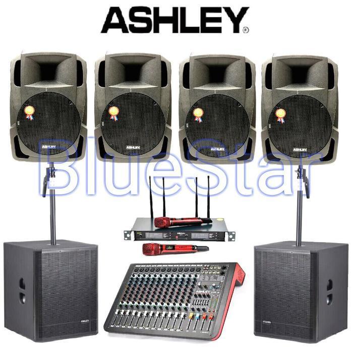 Paket SoundSystem Ashley ACT600PRO - 15 inch - Sub 18 inch Top 1