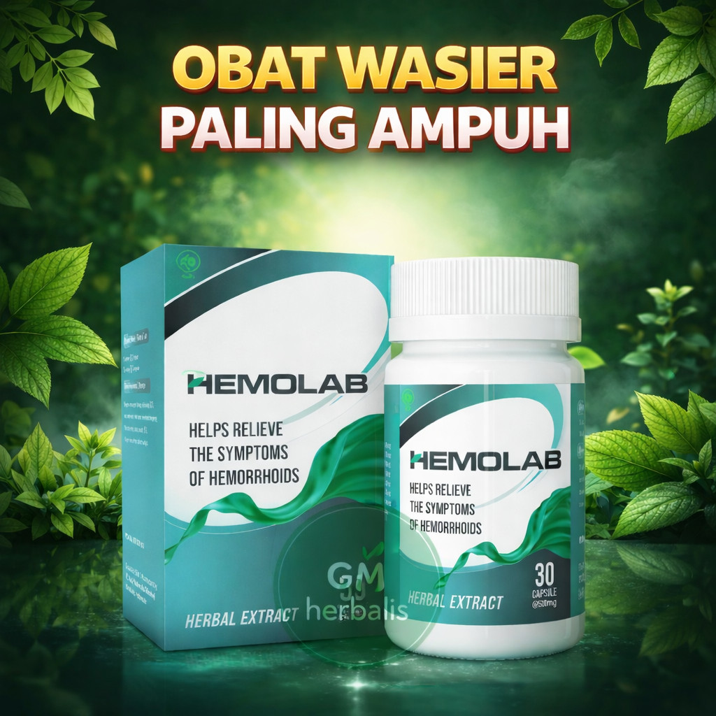 Hemolab Original Suplemen Herbal Membantu Meringankan Gejala Wasir Ambeien