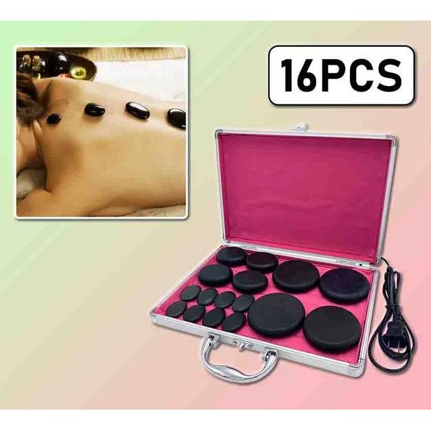 Set Portable Body Massage Stones Massage Stone Set Hot Stone With Heater Box