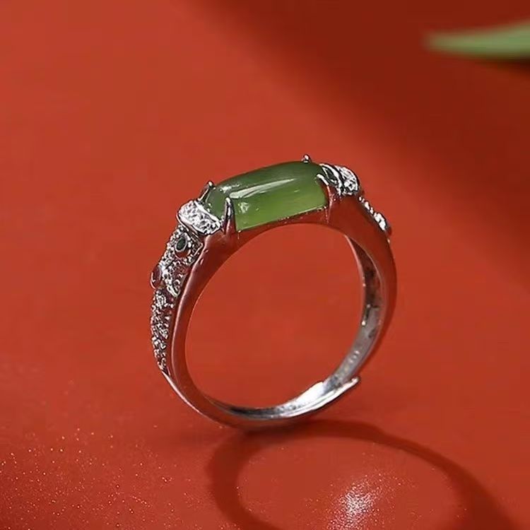 Cincin pelana pirus gaya istana cahaya baru