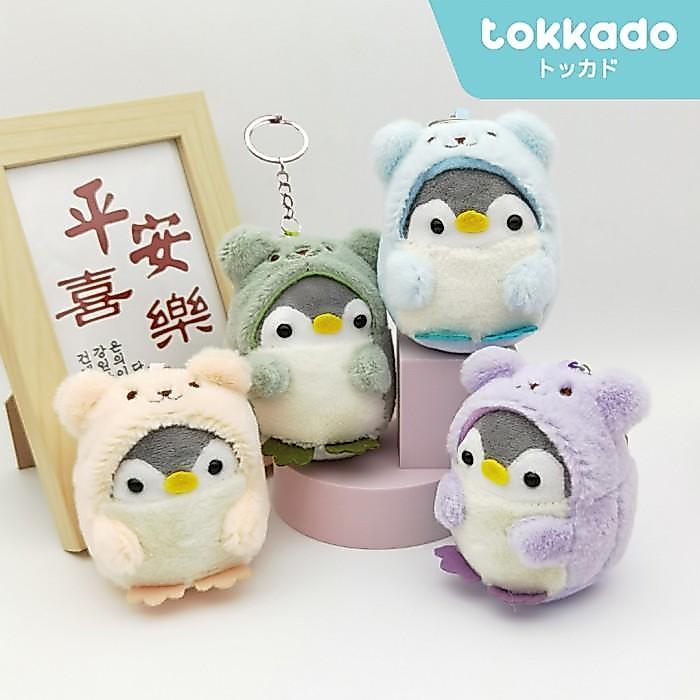 TOKKADO Pingu Keychain Gantungan Kunci Karakter Boneka Penguin Lucu