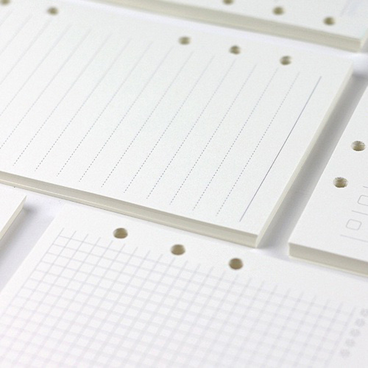 

A5 A6 A7 Loose Leaf Notebook Refill Spiral Binder Inner Page Diary Weekly Monthly Planner To Do List Line Dot Grid Inside Paper