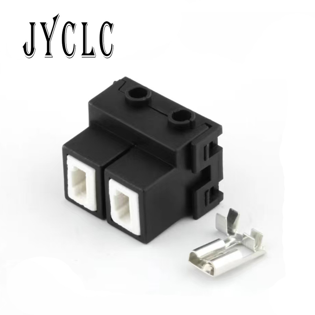 2-poliges Auto 6,3 mm H7 Keramik-Hochtemperatur-Buchse H7-2C Nebelscheinwerfer LED-Scheinwerfer Auto