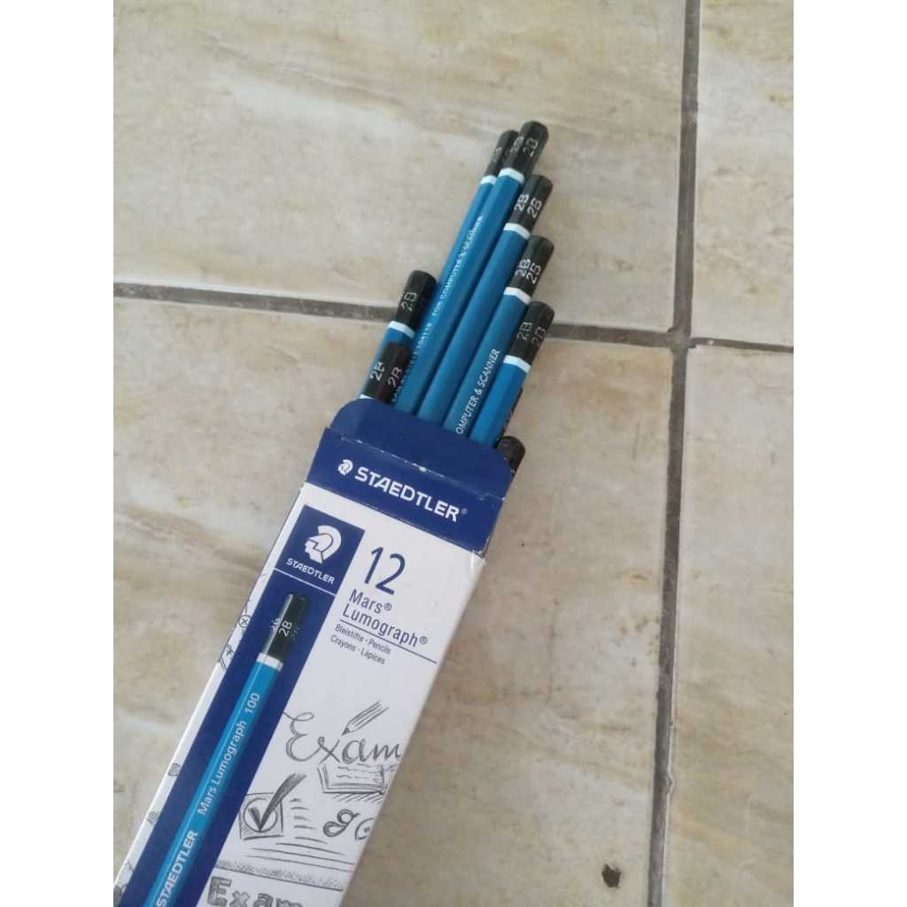 

GROSIR PENSIL 2B STAEDLER 2B 12 PCS 1 PACK / PENSIL UJIAN 2B STAEDLER / DAPAT DIBACA KOMPUTER/
