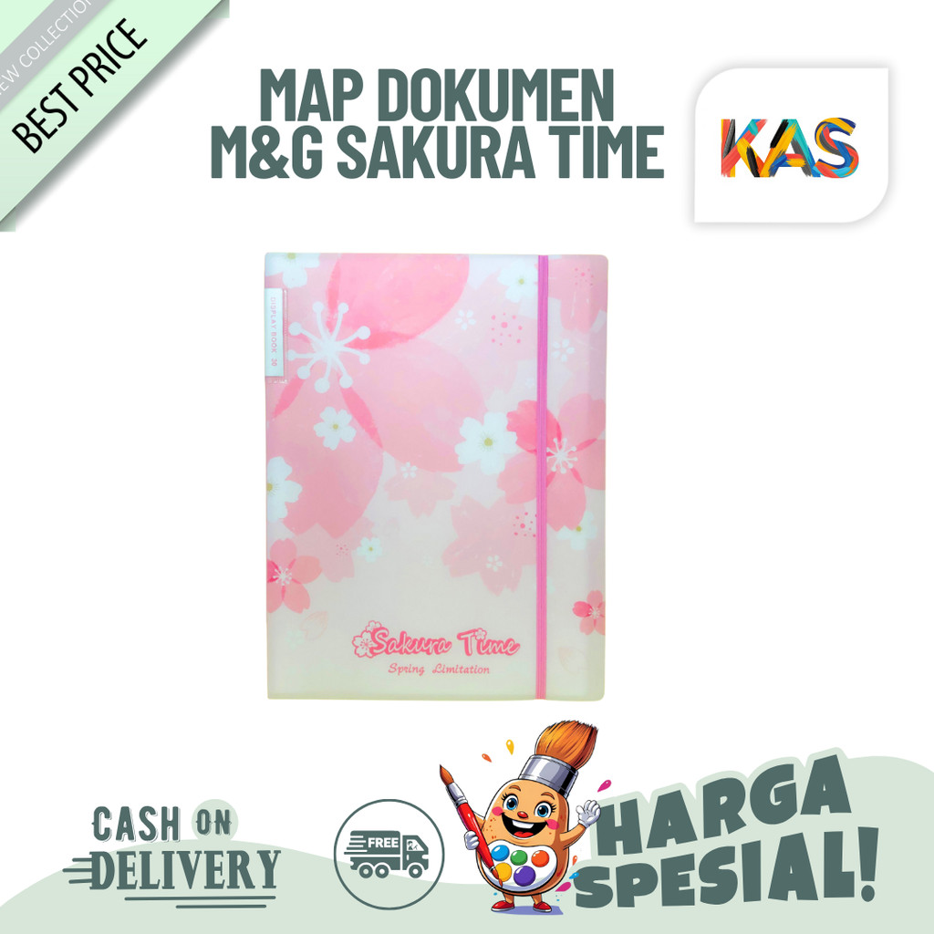 

Map Dokumen M&G Sakura Time ADM945D2 Clear Holder Ukuran A4 Plastik