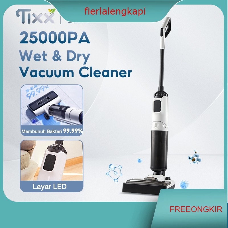 Wet Dry Cordless Stick Vacuum Cleaner Mop Scrubber Washer Penyedot Debu