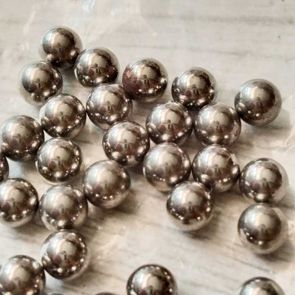 GOTRI STEEL BALL UKURAN 5MM ( 37PCS ) STENLIS STEEL UNIVERSAL/COD