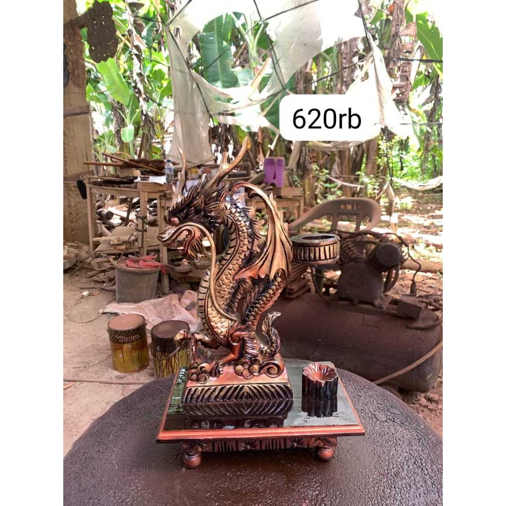 jagrak pusaka keris ukiran naga antikan isi 1