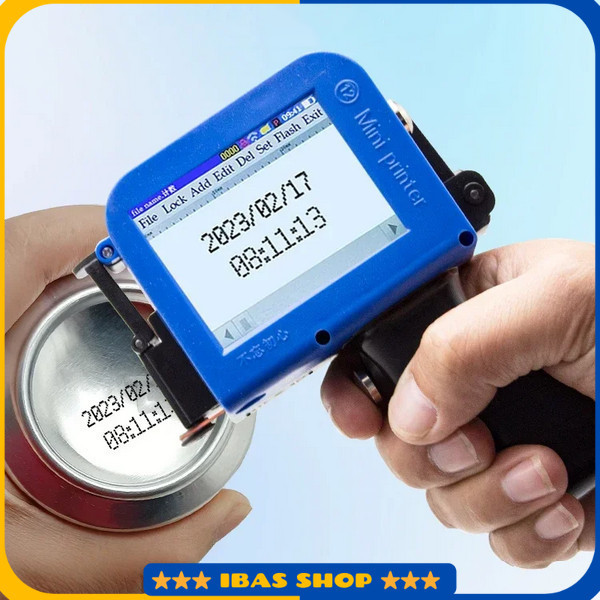 Mesin Printer Barcode Portable Handheld Inkjet Printer - KK127