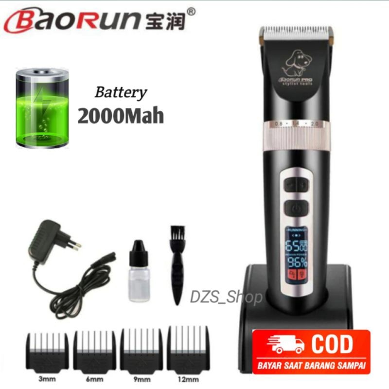 BAORUN P9 100% ORI || Alat Cukur Bulu Binatang ( Domba,Anjing,Kucing,Dll)