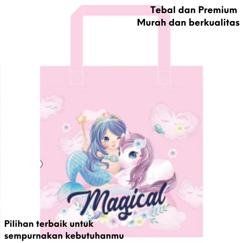 

Tas Ulang Tahun Anak"/tas bekal Tebal/Souvenir/Tas Hadiah Ultah/Goodiebag Motif Kartun/Tas termurah