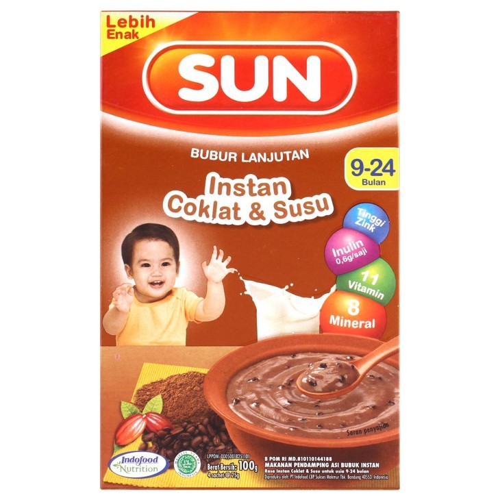 Sun Bubur Lanjutan 100gr Bayi 8+ Bulan