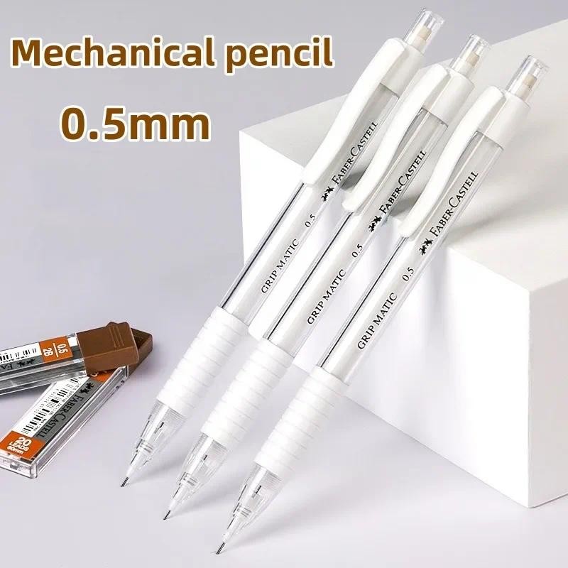 

Simple 0.5mm Mechanical Pencil Professional Set White HB/2B Refill for Drawing Sketching Student School Supplies Cute Stationery