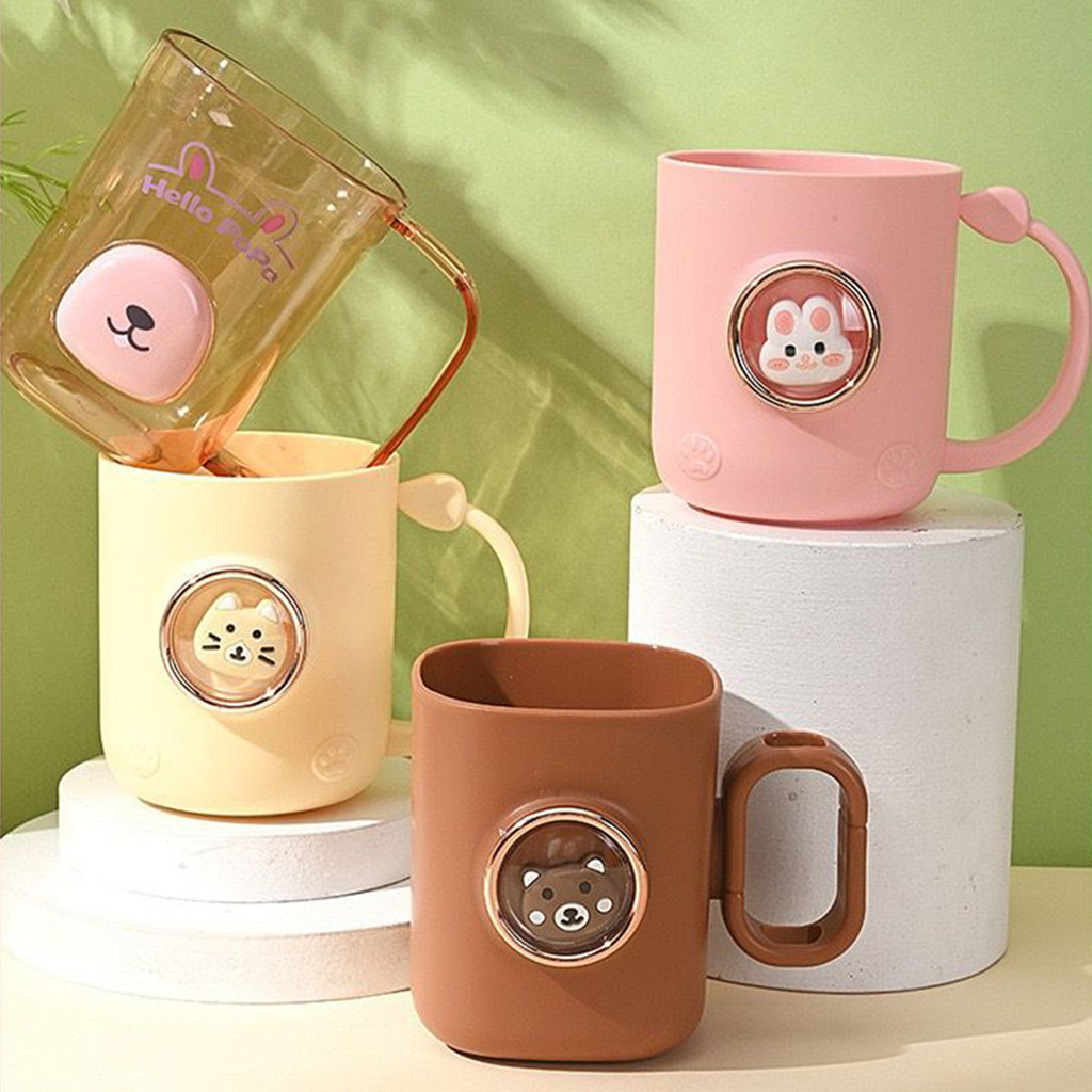 Mug Gelas Cangkir Anak Gelas Anak Karakter Gelas Minum Plastik Gelas Kumur Anak